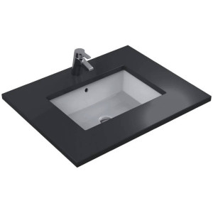 Lavabo da incasso sottopiano 50x34 cm Strada bianco lucido | Ideal Sta 2