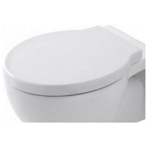 Coprivaso con chiusura rallentata Easy bianco lucido - Cielo 2