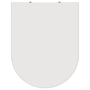 Coprivaso Slim Blend Curve Bianco Lucido - Chiusura Rallentata | Megli