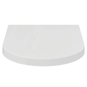 Coprivaso Slim Blend Curve Bianco Lucido - Chiusura Rallentata | Megli 2