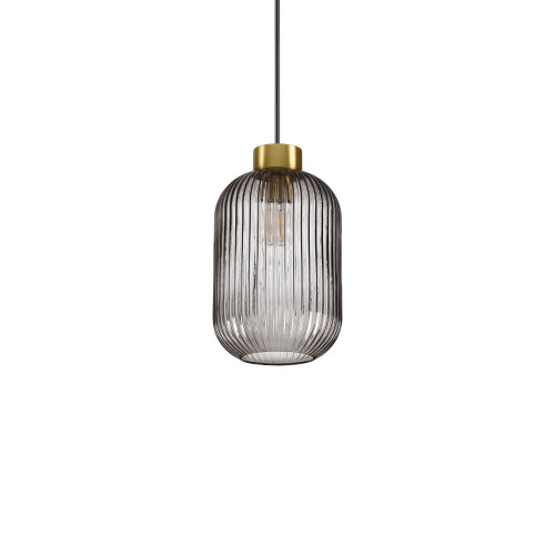 Lampada a sospensione Mint-1 sp1 14 cm fumè - Ideal Lux