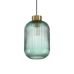 Lampada a sospensione Mint-3 sp1 20 cm verde - Ideal Lux