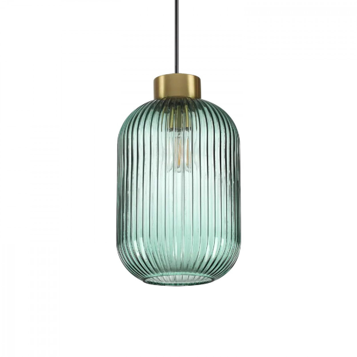 Lampada a sospensione Mint-3 sp1 20 cm verde - Ideal Lux