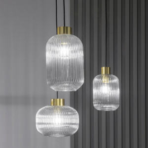Lampada a sospensione Mint-2 sp1 24 cm fumè - Ideal Lux 2