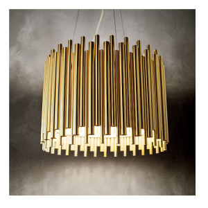 Lampada a sospensione Pan sp5 oro - Ideal Lux 2