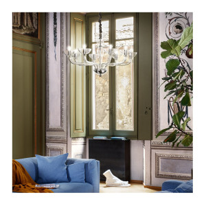 Lampada a sospensione Casanova sp8 fumè - Ideal Lux 2