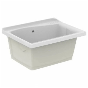 Lavatoio da Incasso 75x60 cm Lago Bianco Lucido - Ideal Standard