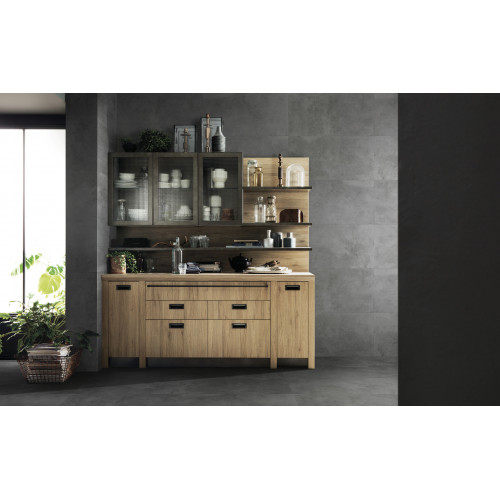 Diesel Hard Leather Slate 60x60 cm Lappato Iris Ceramica