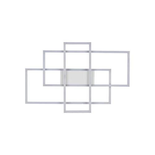 Lampada da soffitto Frame rettangolare bianco - Ideal Lux
