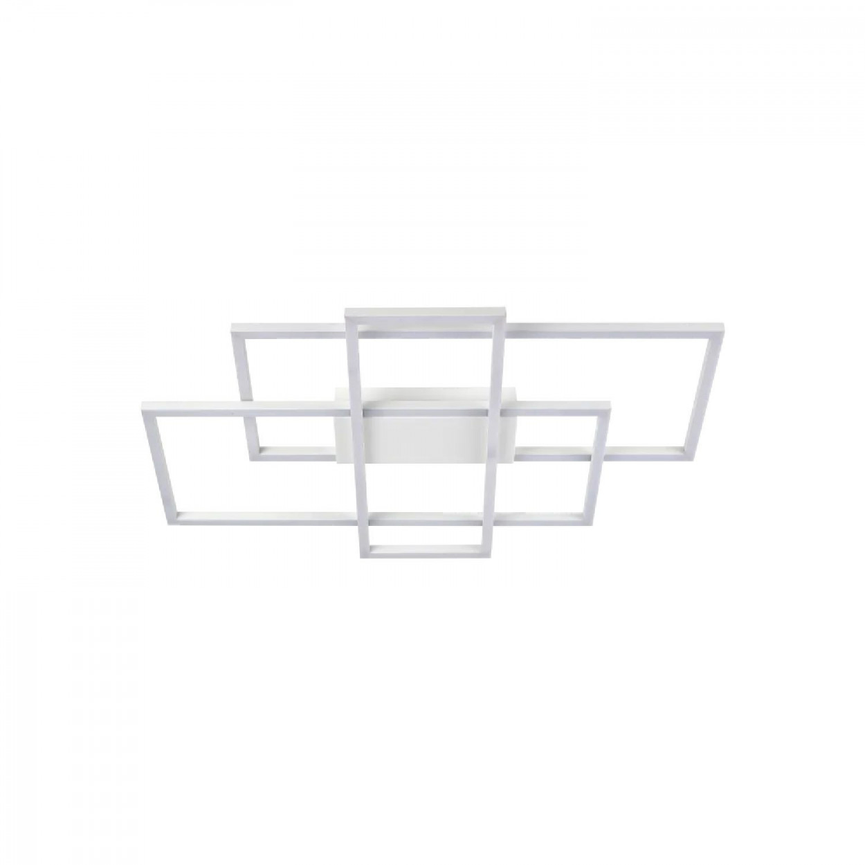 Lampada da soffitto Frame rettangolare bianco - Ideal Lux