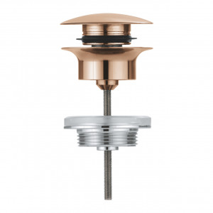 Piletta di scarico clic-clac Long-Life oro rosa spazzolato - Grohe