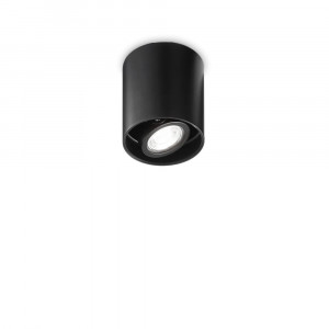 Lampada da soffitto Mood Round nero - Ideal Lux