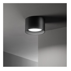 Lampada da soffitto Spike Rotondo nero - Ideal Lux 2
