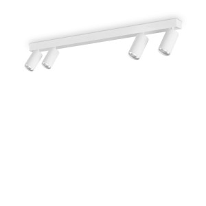 Lampada da soffitto Profilo pl4 90 cm bianco - Ideal Lux