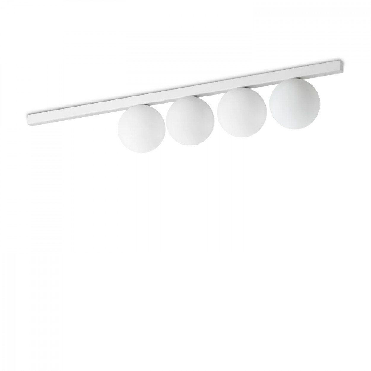 Lampada da soffitto Binomio 86 cm bianco - Ideal Lux