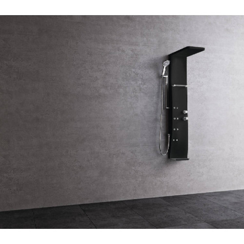 Colonna doccia attrezzata con soffione installabile a parete Dress S n
