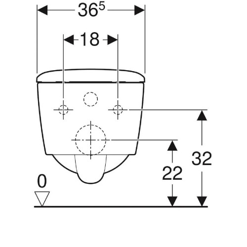 Vaso bidet con sedile bidet bianco Aquaclean Tuma Geberit