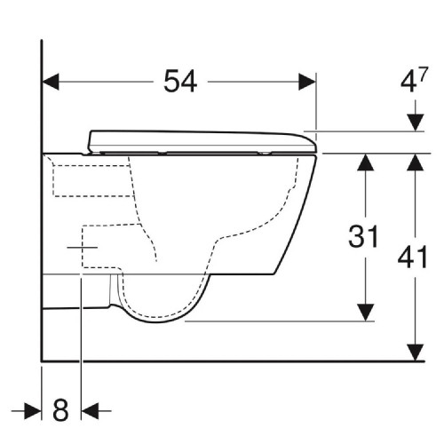 Vaso bidet con sedile bidet bianco Aquaclean Tuma Geberit