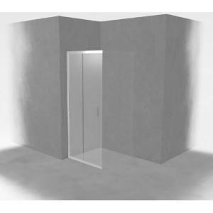 Lato 77-80 cm Zephyros 2.0 A per box angolo completo cromo - Novellini 2