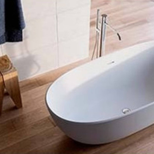Vasca 170x80 cm freestanding Bloom bianco opaco  - Glass