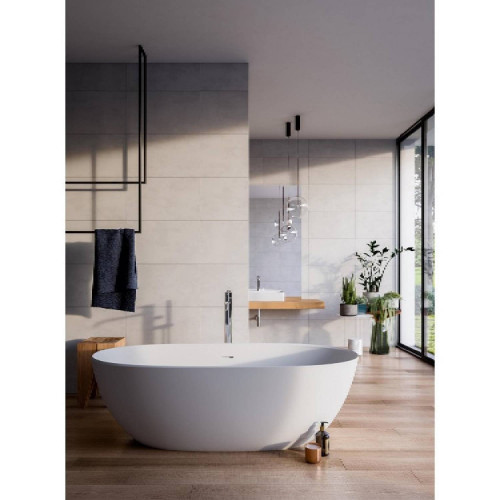 Vasca 170x80 cm freestanding Bloom bianco opaco  - Glass