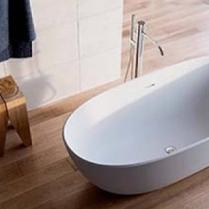 Vasca 160x70 cm freestanding Bloom bianco opaco - Glass 2