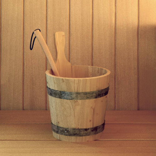 Sauna finlandese 210x110x198 cm Hoshi - Glass