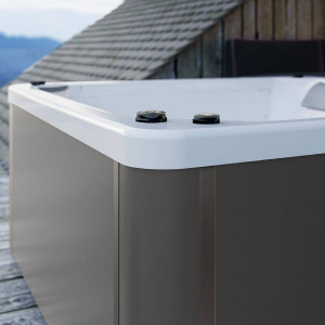 Minipiscina 186x186 cm Myspa 195E grigio matt - Glass