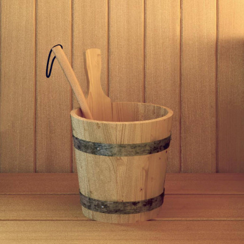 Sauna finlandese 180x135X198 cm Hoshi - Glass