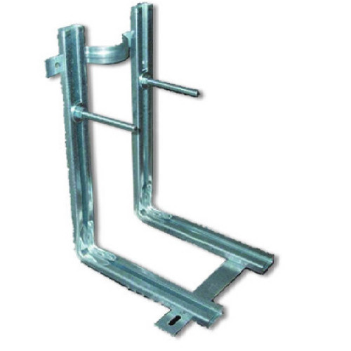 Staffa per vasi sospesi Open 2 fori interasse 18 cm bianco - Goman