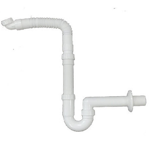 Tubo flessibile di scarico da 1″1/4 con sifone - Goman