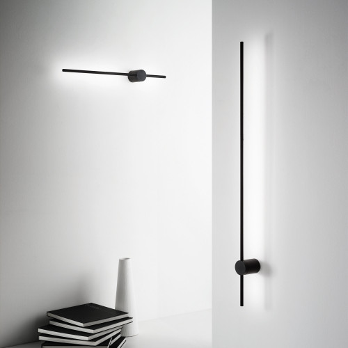 Lampada da parete Essence 70 cm nero - Ideal Lux