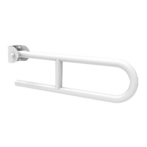 Barra ribaltabile con frizione 60 cm bianco antibatterico - Goman