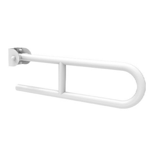 Barra ribaltabile con frizione 60 cm bianco antibatterico - Goman
