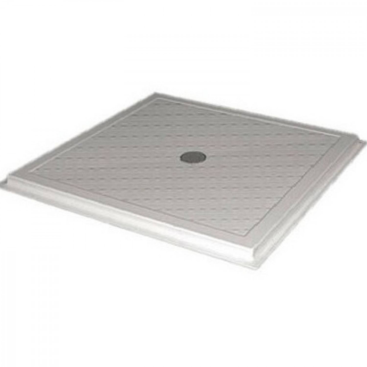 Piatto doccia filo pavimento in abs 90x90 cm bianco - Goman