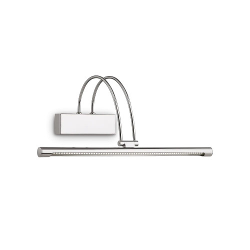Lampada da parete Bow 46 cm cromo - Ideal Lux