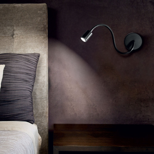 Lampada da parete Focus nero - Ideal Lux