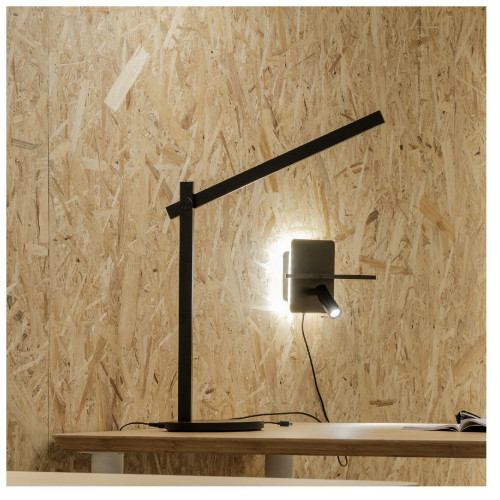 Lampada da tavolo Pivot nero - Ideal Lux
