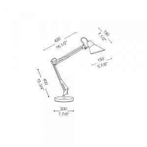 Lampada da tavolo Sally bianco - Ideal Lux 2