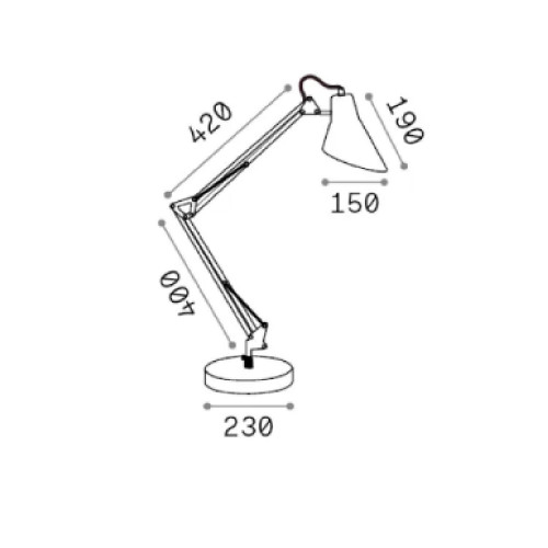 Lampada da tavolo Sally nero - Ideal Lux