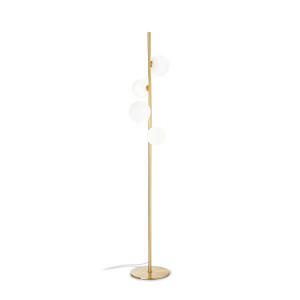Lampada da terra Perlage bianco - Ideal Lux