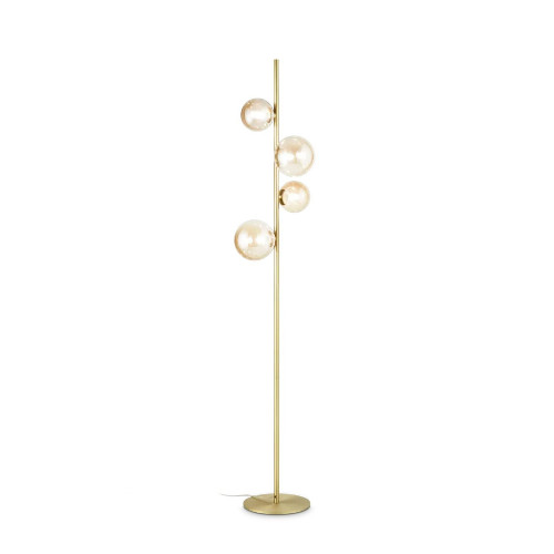 Lampada da terra Perlage ambra - Ideal Lux