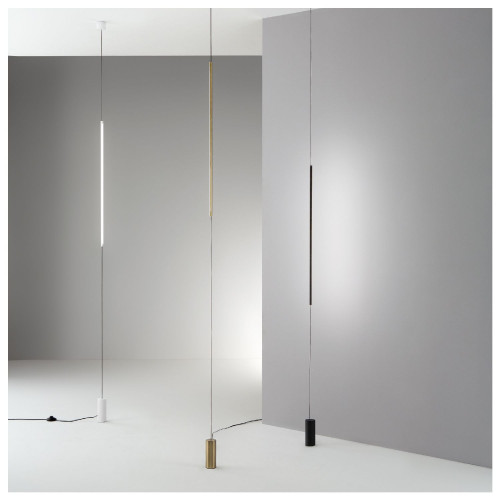 Lampada da terra Filo ottone spazzolato - Ideal Lux