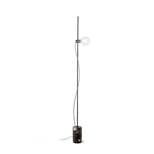 Lampada da terra Eva nero - Ideal Lux