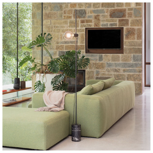 Lampada da terra Eva nero - Ideal Lux