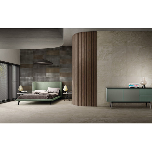 Diesel Liquid Stone Sand 60x60 cm Naturale Iris Ceramica