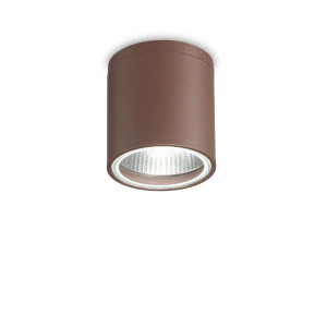 Lampada da soffitto Ø 11 cm Gun coffee - Ideal Lux