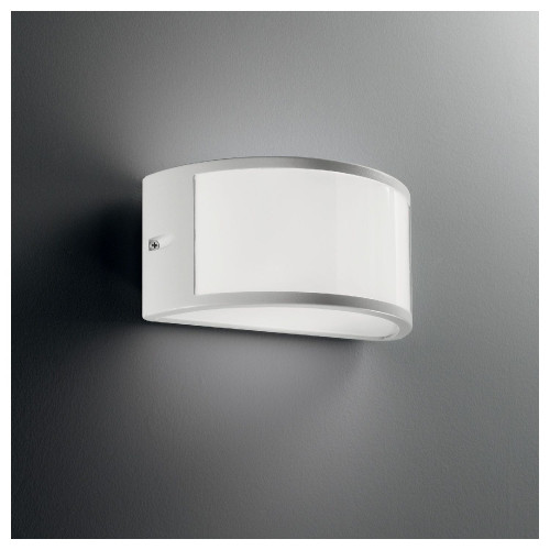 Lampada da parete Rex-1 grigio chiaro - Ideal Lux