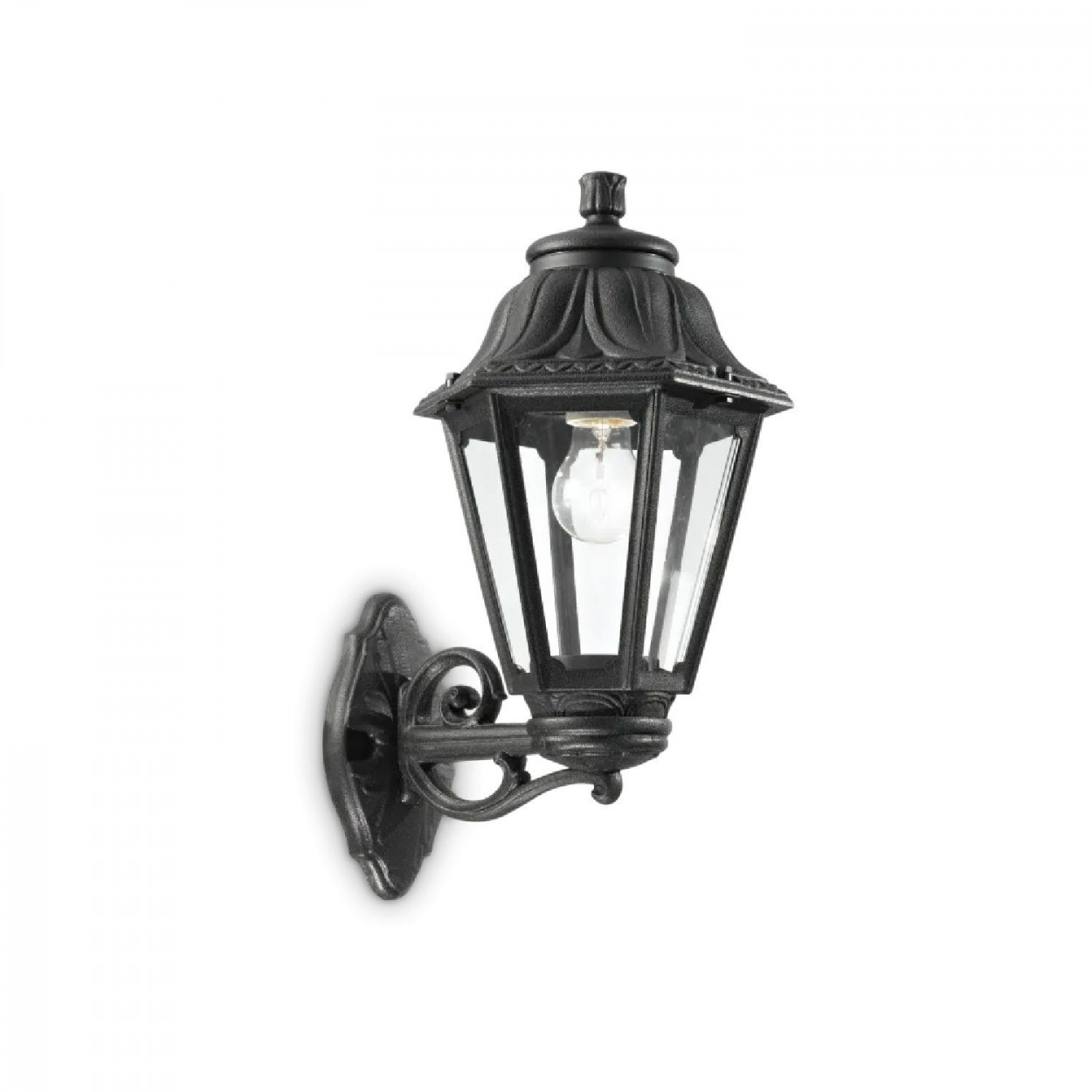 Lampada da parete Dafne nero - Ideal Lux