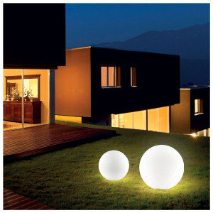 Lampada da terra Ø 50 cm Sole bianco - Ideal Lux 2